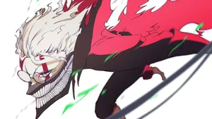 Okarun Intense Action Scene Wallpaper