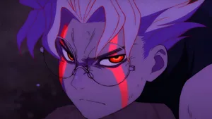 Okarun Intense Battle Scene Wallpaper