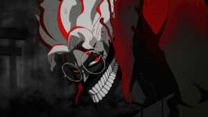 Okarun Masked Villain Reveal Wallpaper