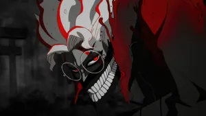 Okarun Masked Villain Reveal Wallpaper