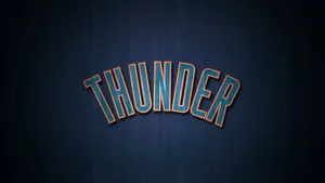 Oklahoma City Thunder Court Wood Wallpaper