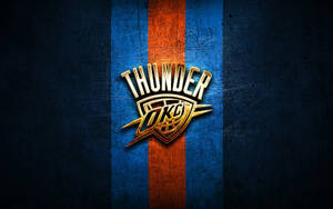 Oklahoma City Thunder Vertical Design Wallpaper