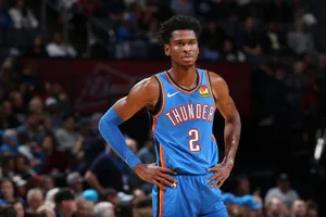 Oklahoma City Thunders No. 2 Shai Gilgeous-alexander Wallpaper