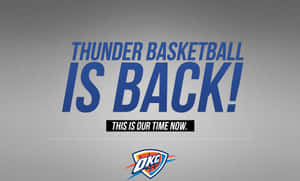 Oklahoma City Thunders Okc Nba League Team Wallpaper