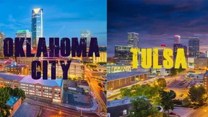 Oklahoma City Tulsa Side-by-side Wallpaper