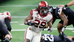 Oklahoma Running Back Action Wallpaper