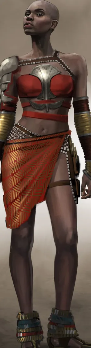 Okoye, Leader Of The Dora Milaje Militia Wallpaper