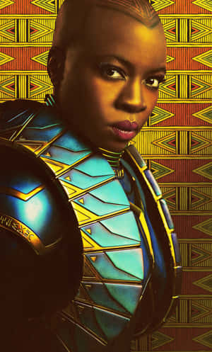 Okoye - Strong And Fearless Warrior Of Wakanda Wallpaper