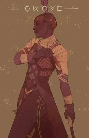 Okoye - Warrior Of Wakanda Wallpaper