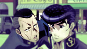 Okuyasu Nijimura From Jojo's Bizarre Adventure Wallpaper