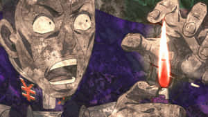 Okuyasu Nijimura In Action Wallpaper