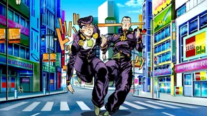 Okuyasu Nijimura In Action Wallpaper