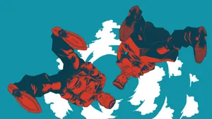 Okuyasu Nijimura Showcasing His Stand Power In Action Wallpaper