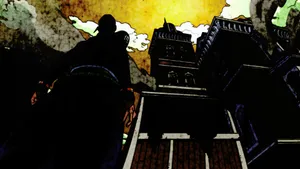 Okuyasu Nijimura Striking An Iconic Pose In This Vibrant 1920x1080 Wallpaper. Wallpaper