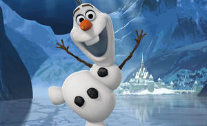 Olaf In Arendelle Wallpaper