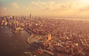 Old New York City Skyscraper Wallpaper