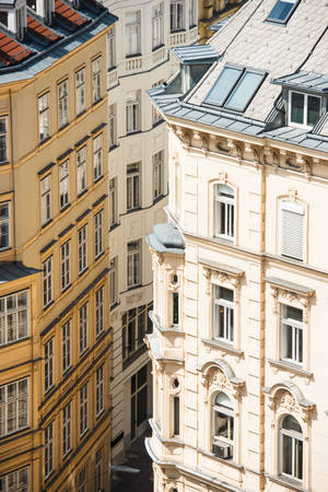 Old Town Buildings In Austria Wallpaper