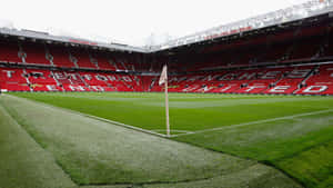 Old Trafford Stadium Interior View Wallpaper