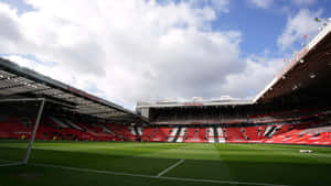 Old Trafford Stadium Interior View Wallpaper