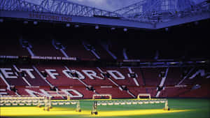 Old Trafford Stadium Stretford End Wallpaper