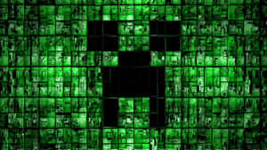 Old Video Game Green Minecraft Wallpaper