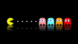 Old Video Game Pac-man Wallpaper