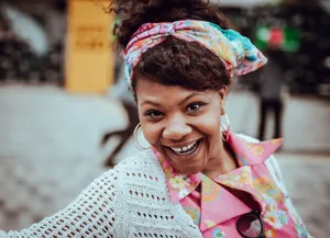 Older Woman Smiling Wallpaper