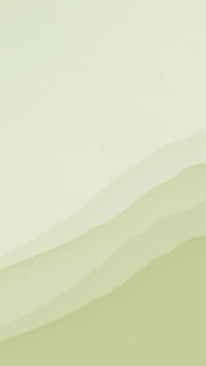 Olive Green Waves Abstract Background Wallpaper