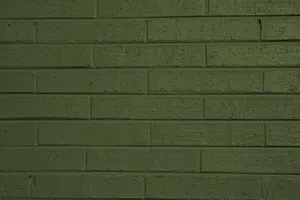 Olive Greenaesthetic Desktop Brick Wall Wallpaper