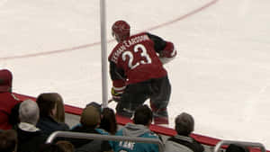 Oliver Ekman Larsson Back View Shot Wallpaper