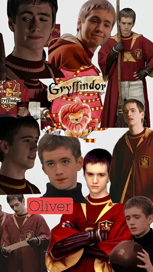 Oliver Wood Gryffindor Captain Wallpaper