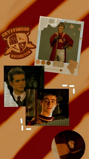 Oliver Wood Gryffindor Captain Wallpaper