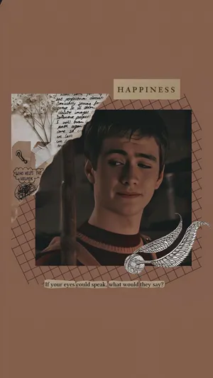 Oliver Wood Happiness Quote Wallpaper