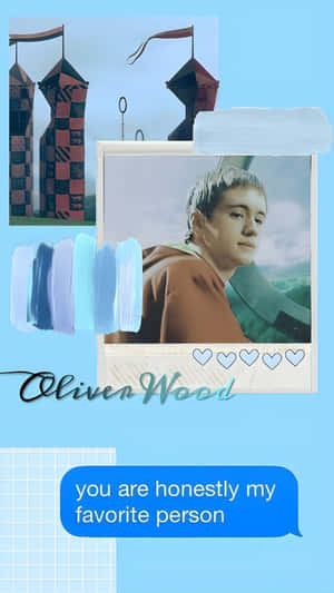 Oliver Wood Quidditch Captain Wallpaper
