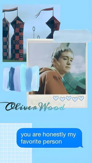 Oliver Wood Quidditch Captain Wallpaper