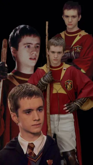 Oliver Wood Quidditch Captain Wallpaper