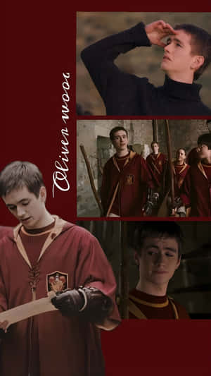 Oliver Wood Quidditch Captain Wallpaper
