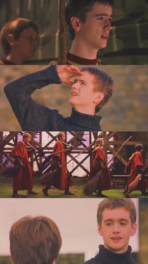 Oliver Wood Quidditch Captain Wallpaper
