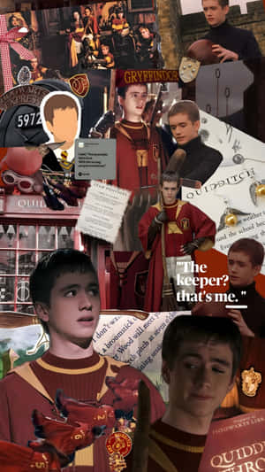 Oliver Wood Quidditch Captain Wallpaper