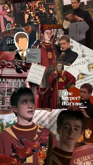 Oliver Wood Quidditch Captain Wallpaper