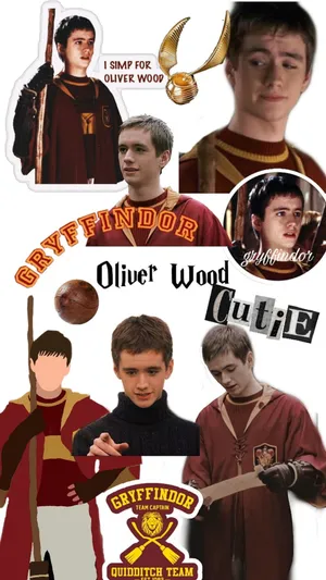 Oliver Wood Quidditch Captain Wallpaper