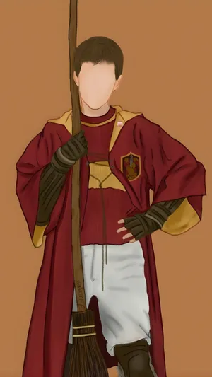 Oliver Wood Quidditch Captain Wallpaper