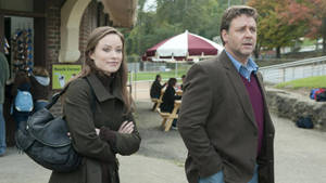 Olivia Wilde And Russel Crowe Wallpaper