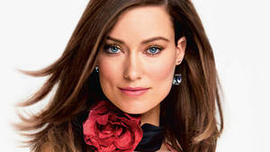 Olivia Wilde Rose Wallpaper