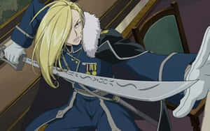 Olivier Mira Armstrong In Command Wallpaper