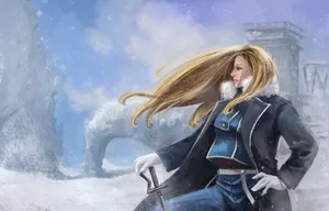 Olivier Mira Armstrong - Unyielding Leader Wallpaper