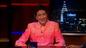 Olympia Snowe With Colbert Wallpaper