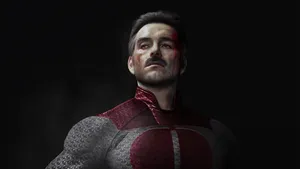 Omni Man Mustache Wallpaper