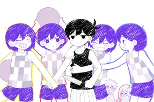 Omori Multiple Hugging Kels Wallpaper