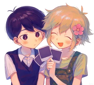 Omori Pfp Polaroid Shots Wallpaper